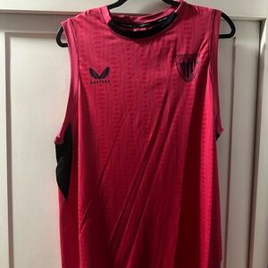 Athletic Club Bilbao Men's Pink Sleeveless Jersey